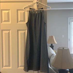 J McLaughlin denim halter dress size large
